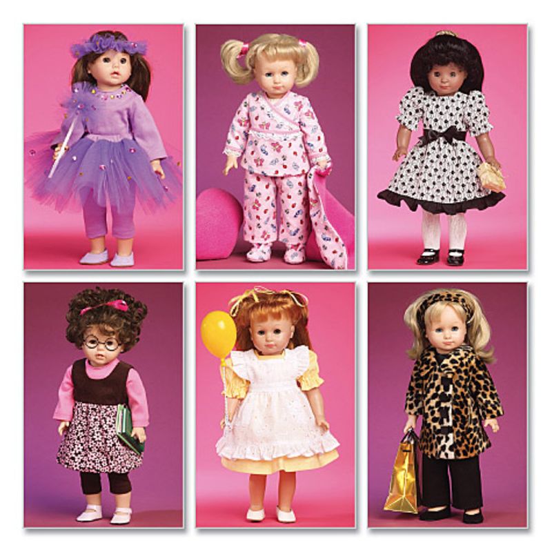 Patron McCall's 6005.OS - Vêtements pour poupée de 46cm