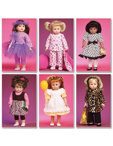 Patron McCall's 6005.OS - Vêtements pour poupée de 46cm