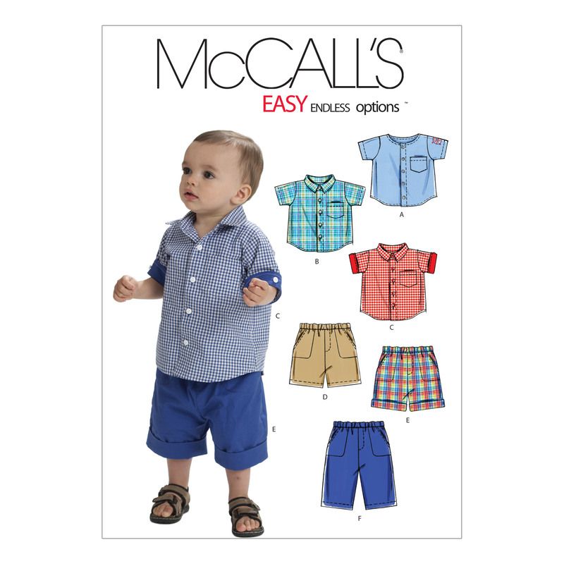 Patron McCall's 6016.OS - Chemise, short et pantalon