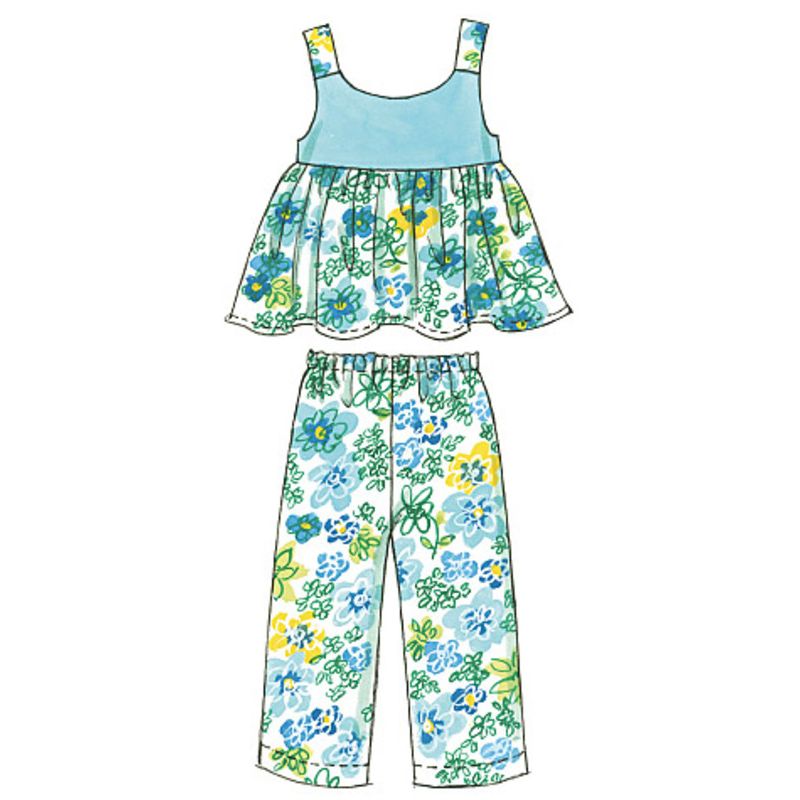 Patron McCall's 6017.CB - Haut, robe, short et pantalon