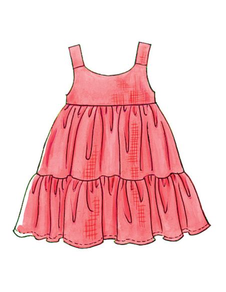 Patron McCall's 6017.CB - Haut, robe, short et pantalon