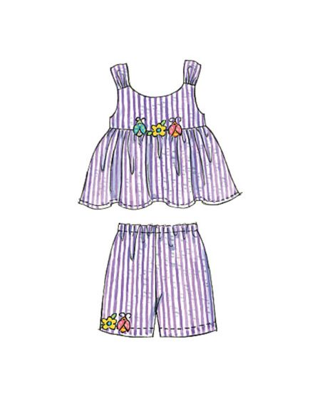 Patron McCall's 6017.CB - Haut, robe, short et pantalon