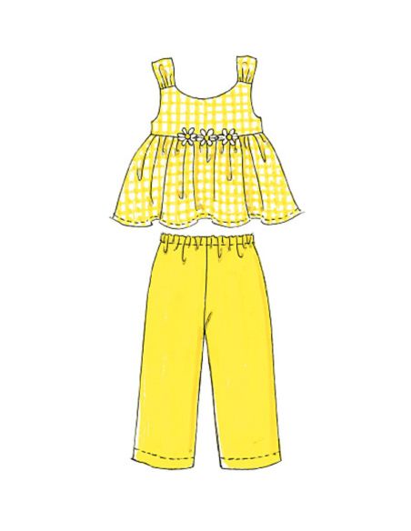 Patron McCall's 6017.CB - Haut, robe, short et pantalon