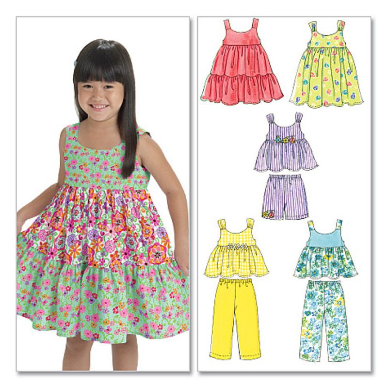 Patron McCall's 6017.CB - Haut, robe, short et pantalon