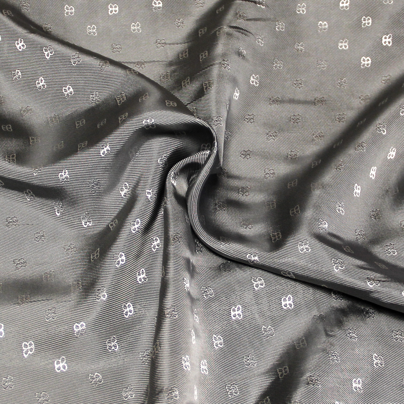 Doublure - Fleur vintage gris