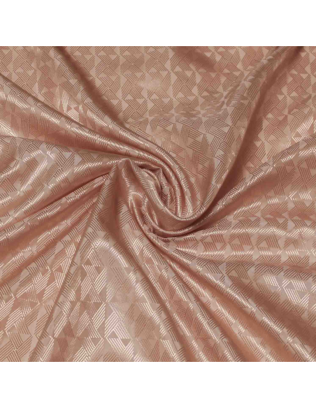 Doublure - Géométrie rose