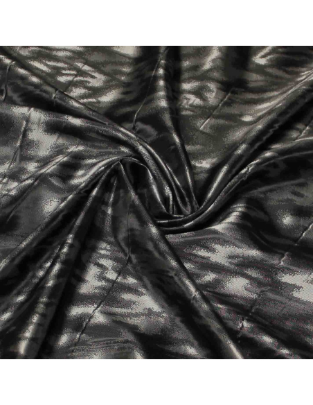 Doublure acétate & viscose - Camouflage argenté