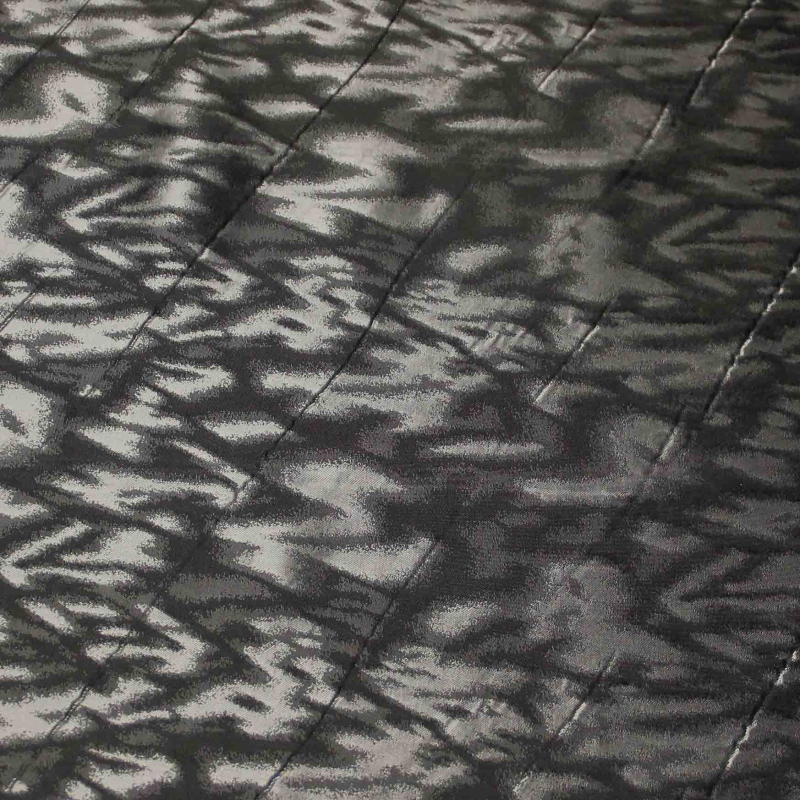 Doublure acétate & viscose - Camouflage argenté