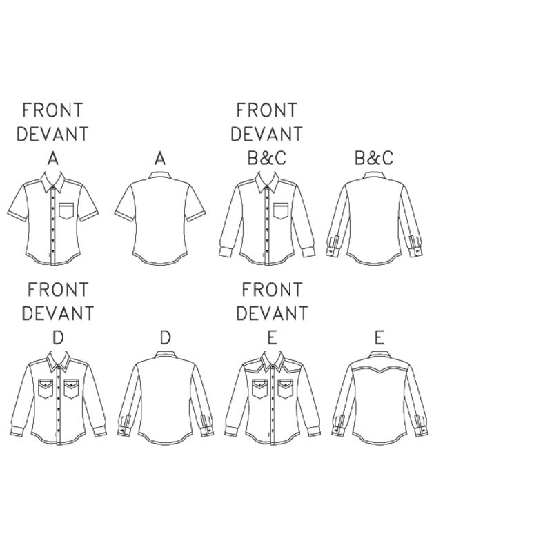 Patron McCall's 6044.XM - Chemises