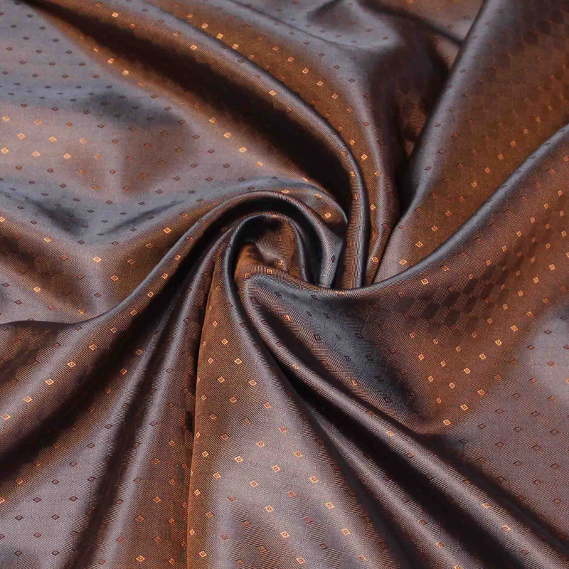 Doublure acétate & viscose - Changeant motif losanges