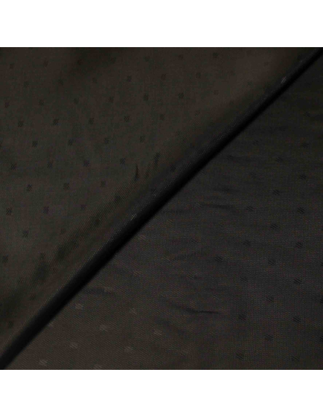 Doublure acétate & viscose - Pixel marron