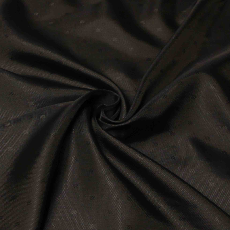 Doublure acétate & viscose - Pixel marron