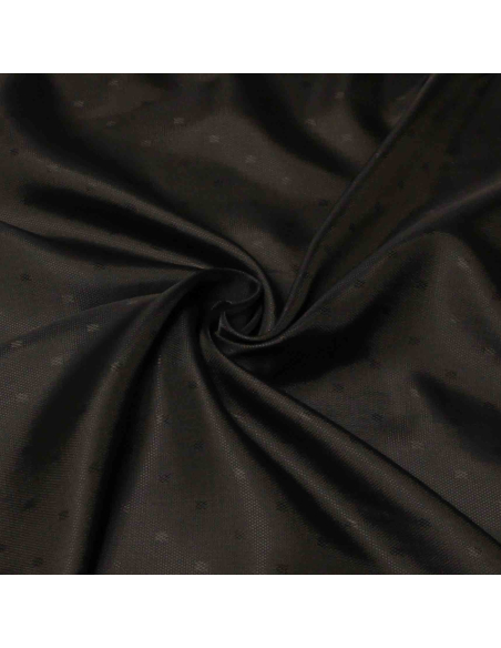 Doublure acétate & viscose - Pixel marron