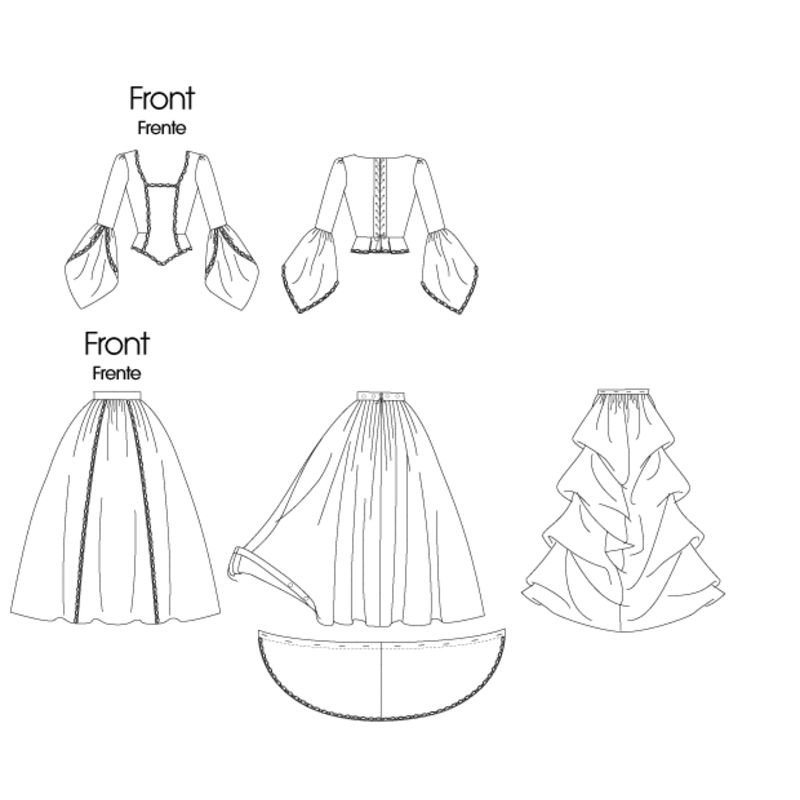 Patron McCall's 6097.AA - Déguisement victorien