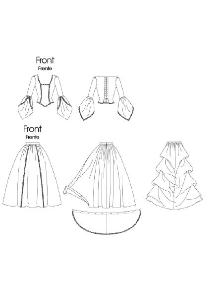 Patron McCall's 6097.AA - Déguisement victorien