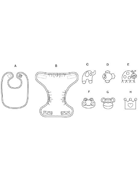 Patron McCall's 6108.OS - Bavoirs et cache-couches