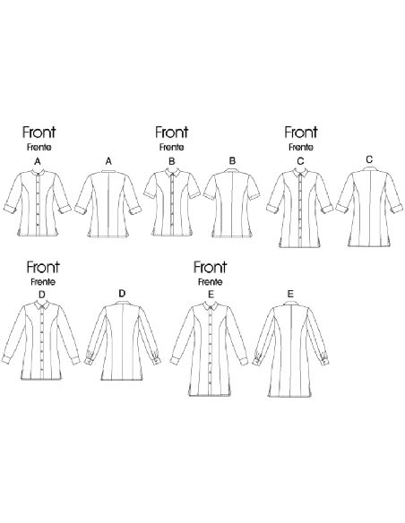 Patron McCall's 6124.B5 - Chemise