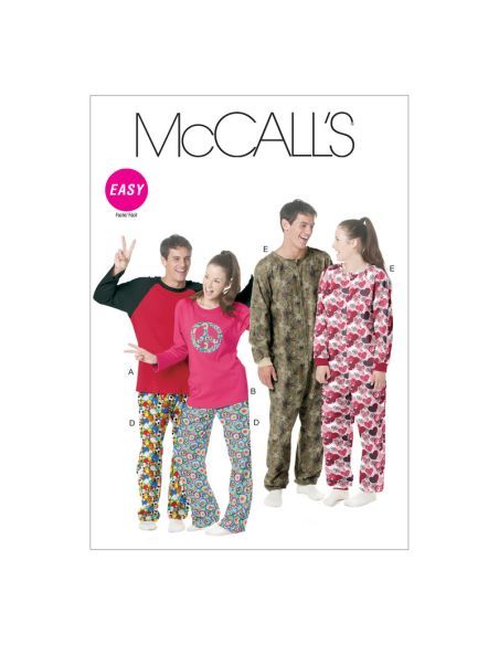 Patron McCall's 6251.Y - Haut, pantalon et combinaison