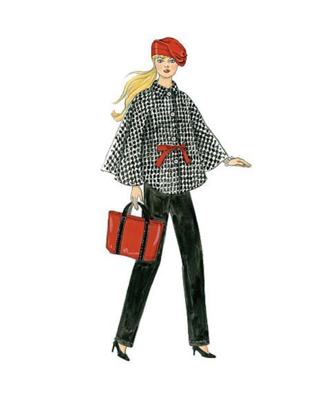 Patron McCall's 6258.OS - Vêtements de mode pour poupée de 46cm