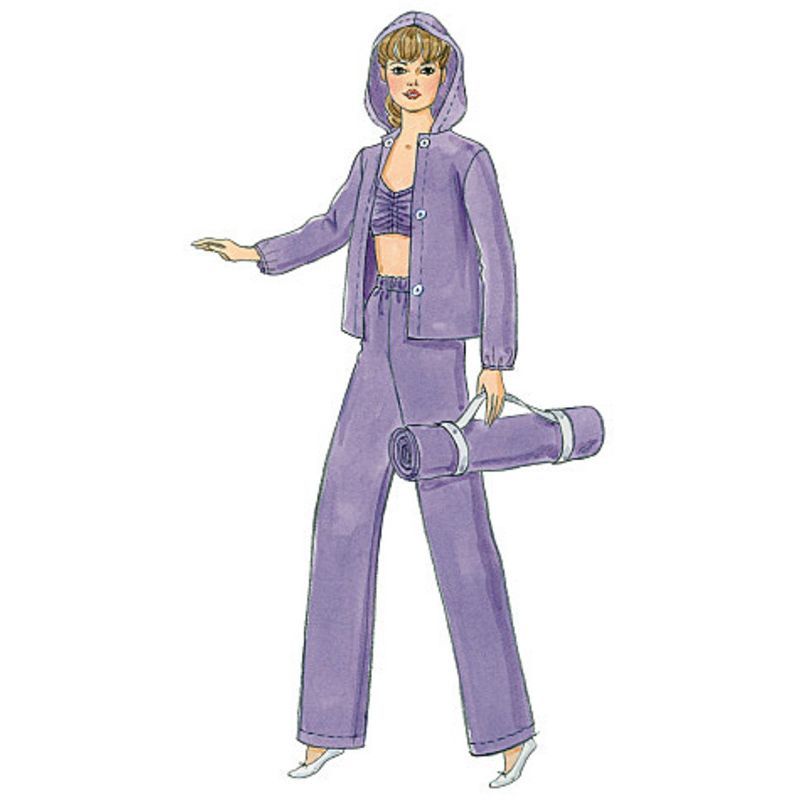 Patron McCall's 6258.OS - Vêtements de mode pour poupée de 46cm