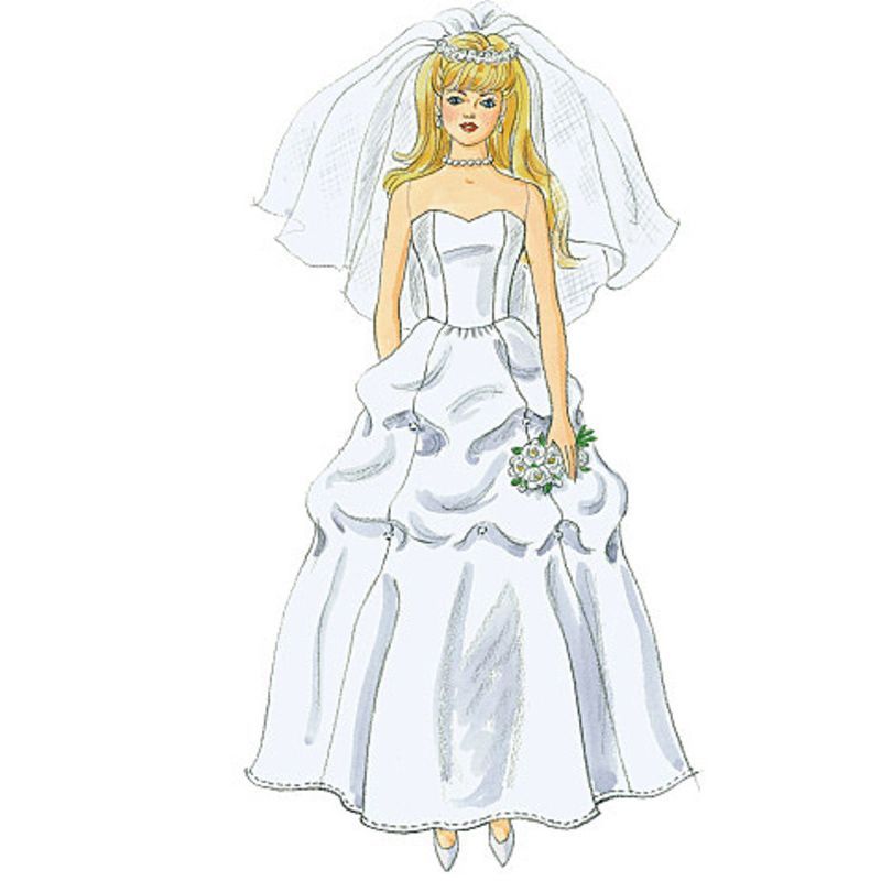 Patron McCall's 6258.OS - Vêtements de mode pour poupée de 46cm