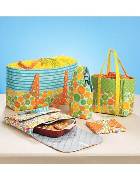 Patron McCall's 6338.OS - Porte-aliments, manique de cuisine et sac pique-nique