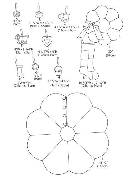 Patron McCall's 6453.OS - Décoration de Noël