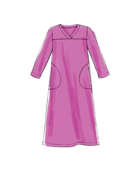 Patron McCall's 6474.B5 - Haut, tunique, chemise de nuit et pantalon