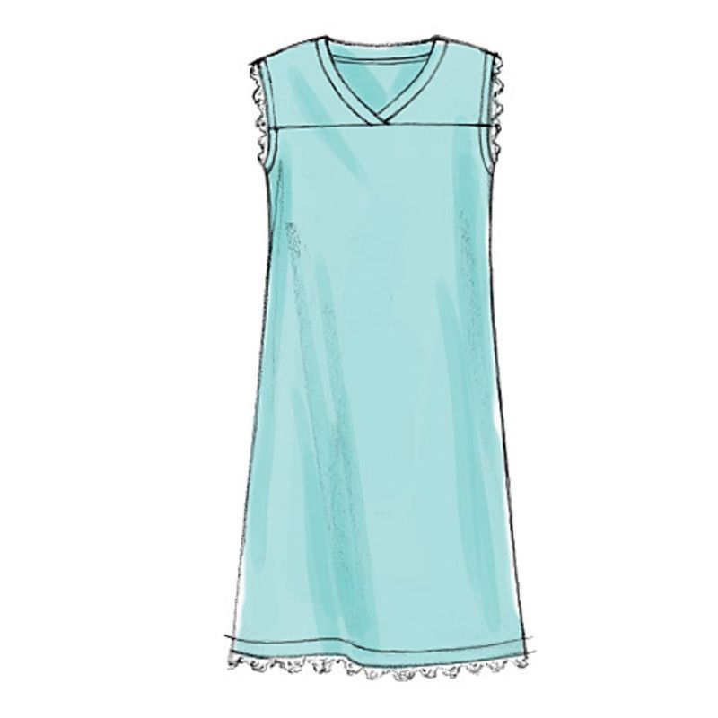 Patron McCall's 6474.B5 - Haut, tunique, chemise de nuit et pantalon