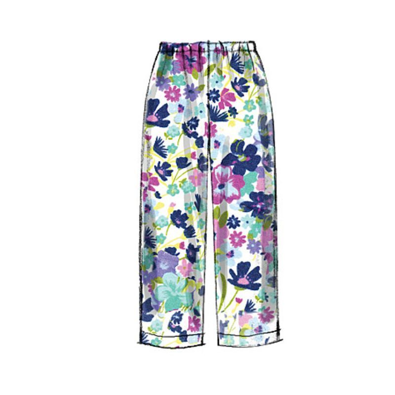 Patron McCall's 6474.B5 - Haut, tunique, chemise de nuit et pantalon