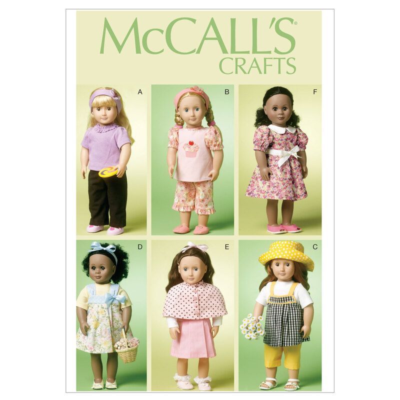 Patron McCall's 6526.OSZ - Vêtements pour poupée de 46cm