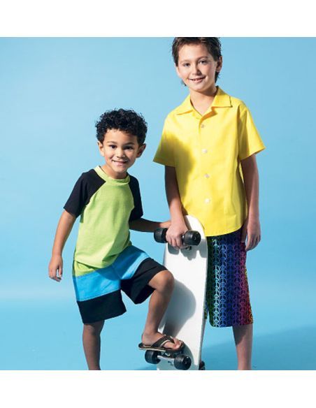 Patron McCall's 6548.CCE - Chemise, haut et short