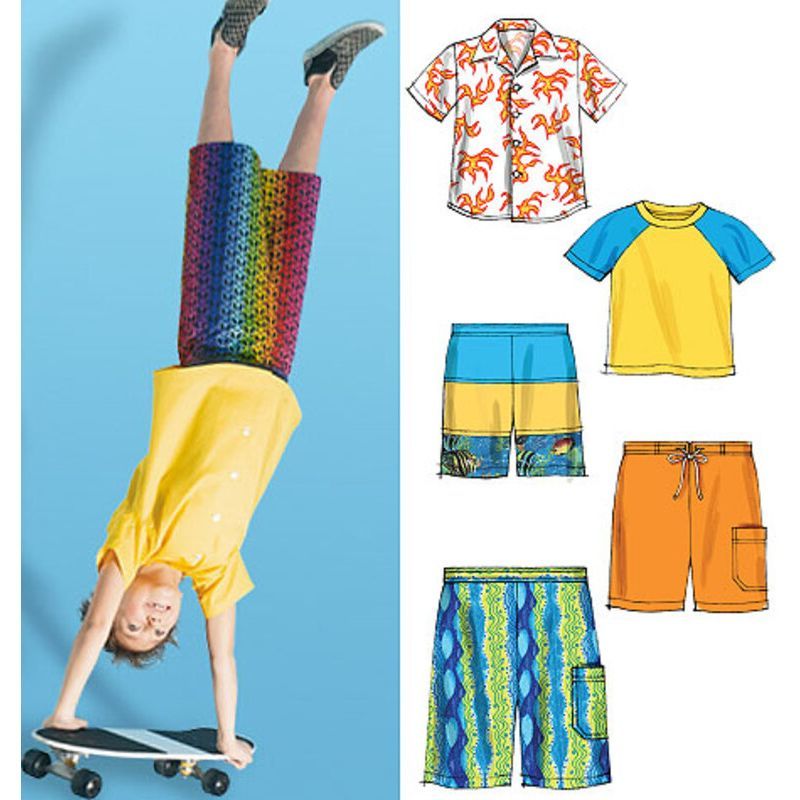 Patron McCall's 6548.CCE - Chemise, haut et short