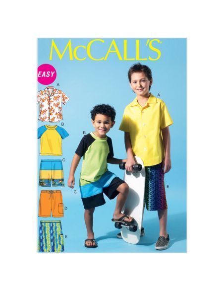 Patron McCall's 6548.CCE - Chemise, haut et short