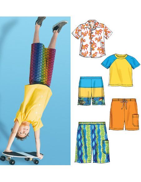 Patron McCall's 6548.CCE - Chemise, haut et short