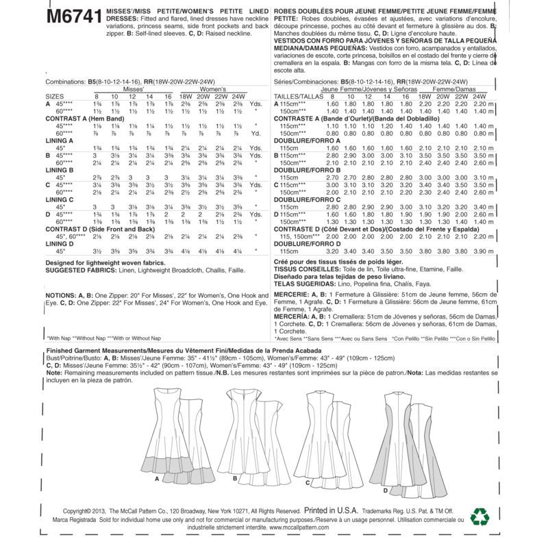 Patron McCall's 6741.B5 - Robes