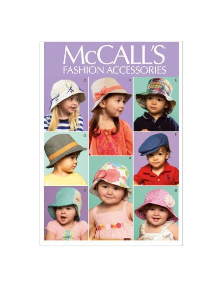Patron McCall's 6762.OSZ - Chapeaux pour bébé