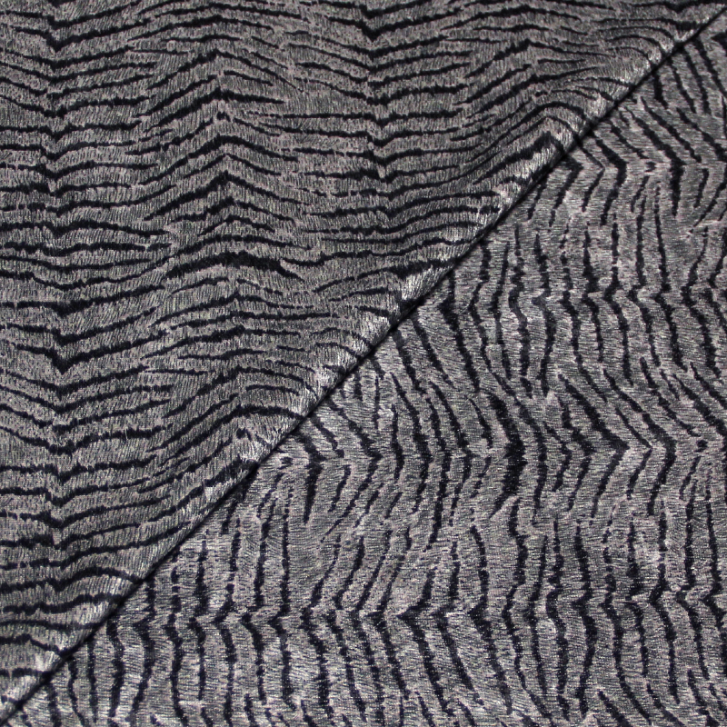 Panne de velours - Tigre gris