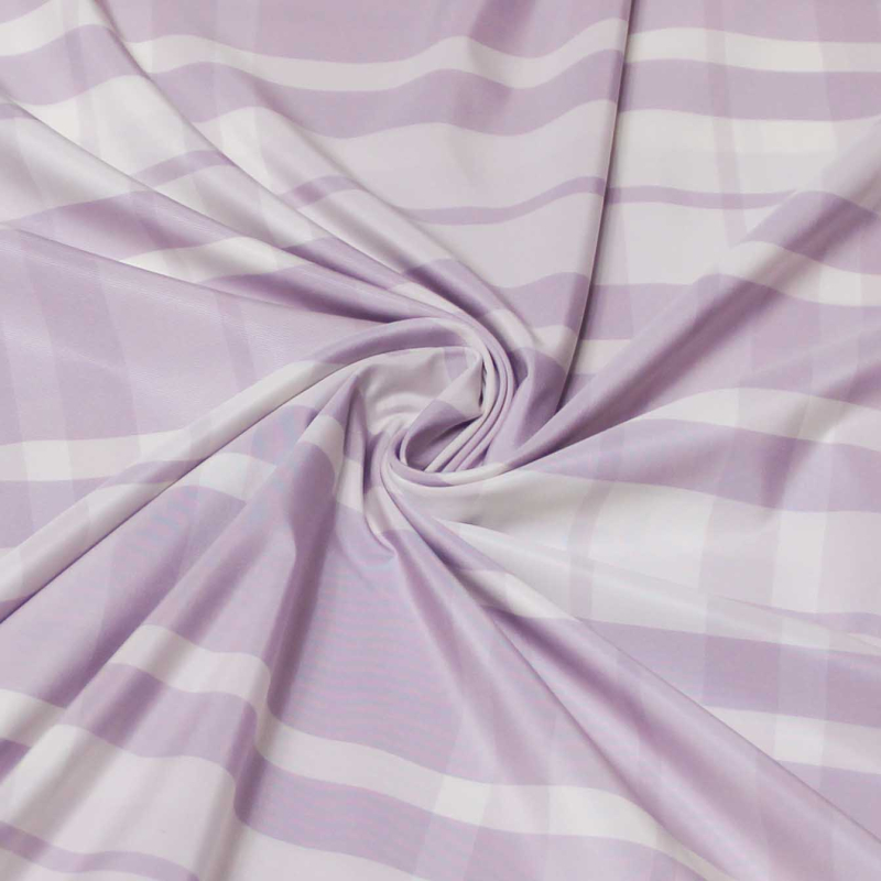 Taffetas - Carreaux lilas