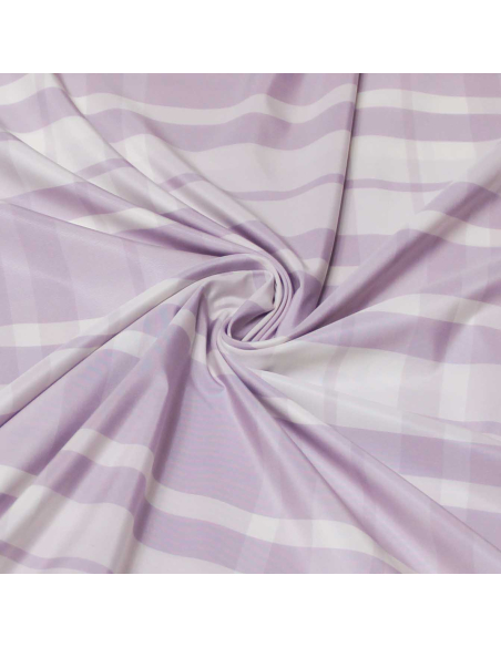 Taffetas - Carreaux lilas