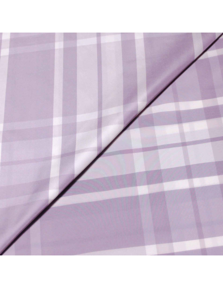 Taffetas - Carreaux lilas