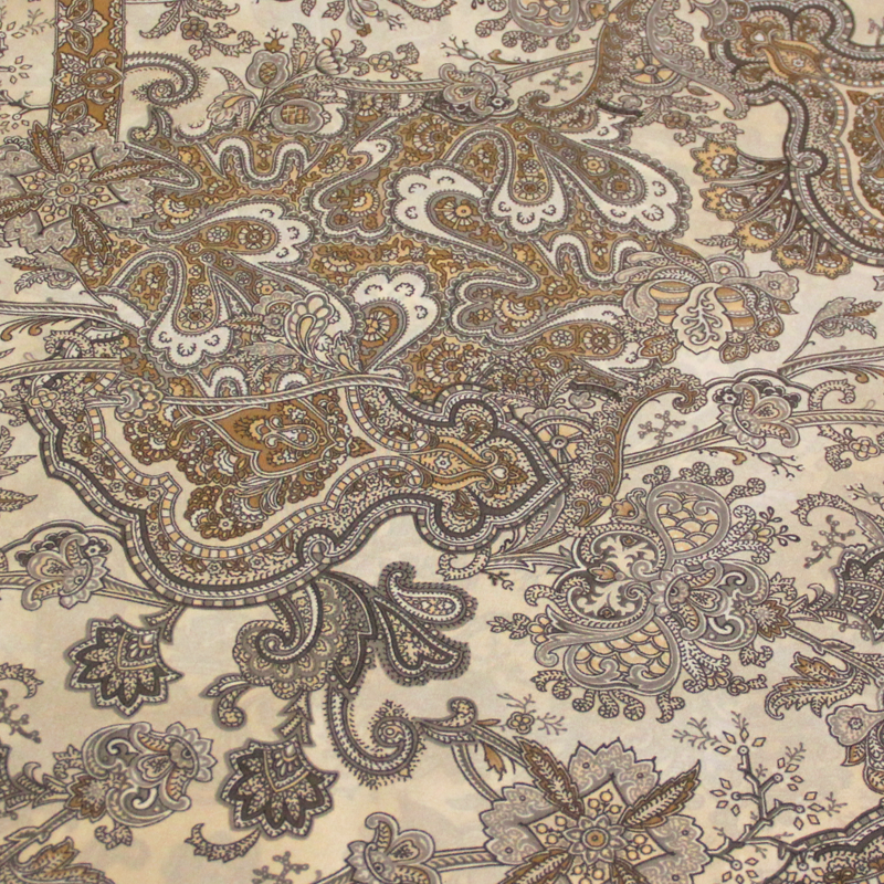Toile - Arabesque fond ivoire