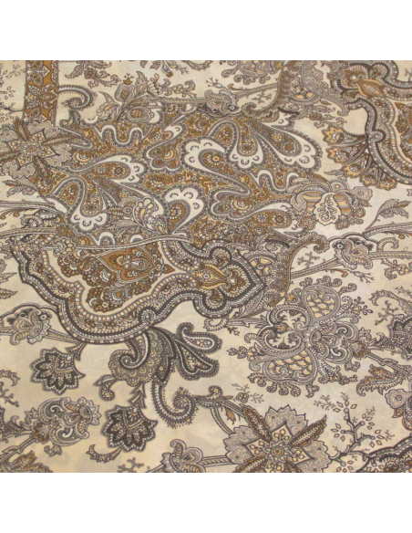 Toile - Arabesque fond ivoire