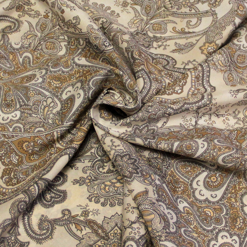 Toile - Arabesque fond ivoire