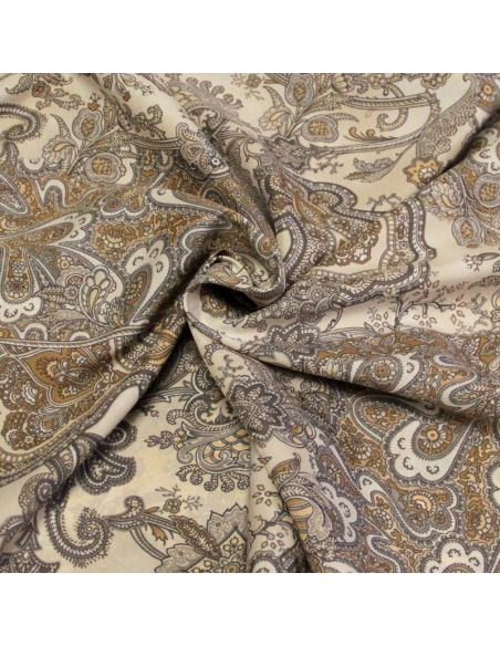 Toile - Arabesque fond ivoire