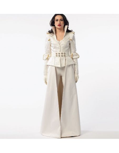 Patron McCall's 6819.A5 - Manteau, haut, corset et ceinture