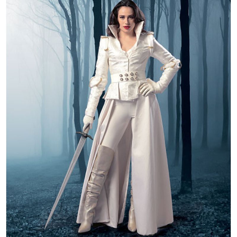 Patron McCall's 6819.A5 - Manteau, haut, corset et ceinture