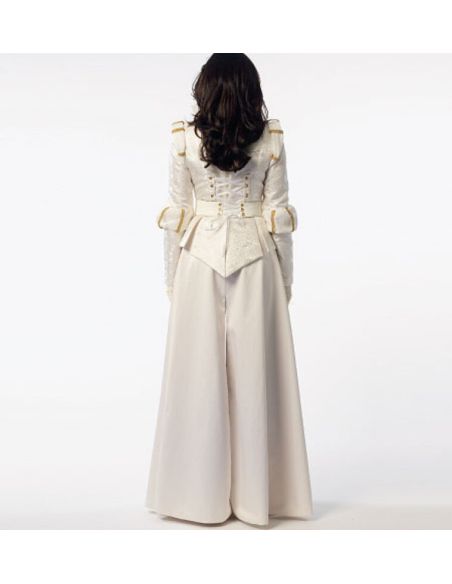 Patron McCall's 6819.A5 - Manteau, haut, corset et ceinture