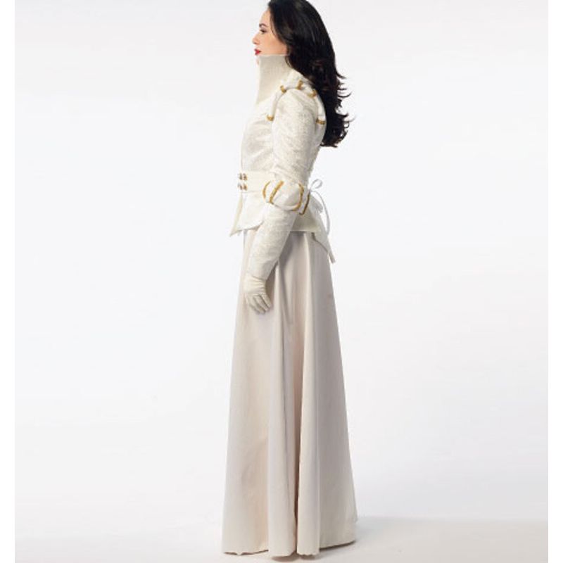 Patron McCall's 6819.A5 - Manteau, haut, corset et ceinture