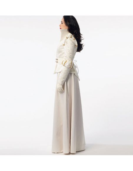 Patron McCall's 6819.A5 - Manteau, haut, corset et ceinture